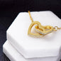 Two Become One - Interlocking Hearts Necklace