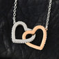 Two Become One - Interlocking Hearts Necklace
