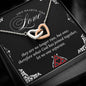 Two Become One - Interlocking Hearts Necklace