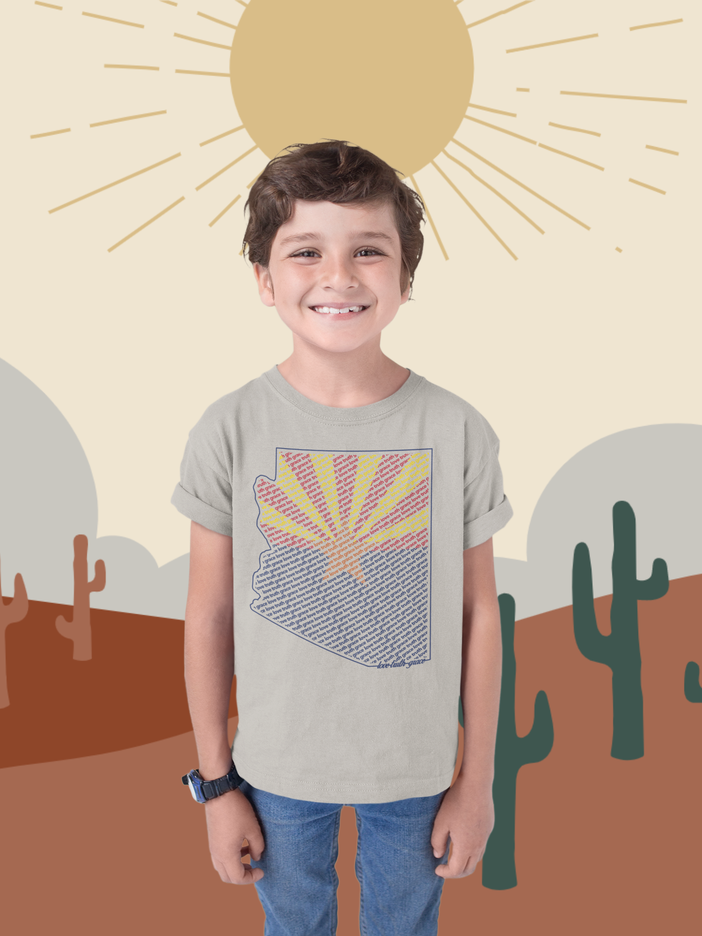 Kids - AZ Loves Truth & Grace Tee