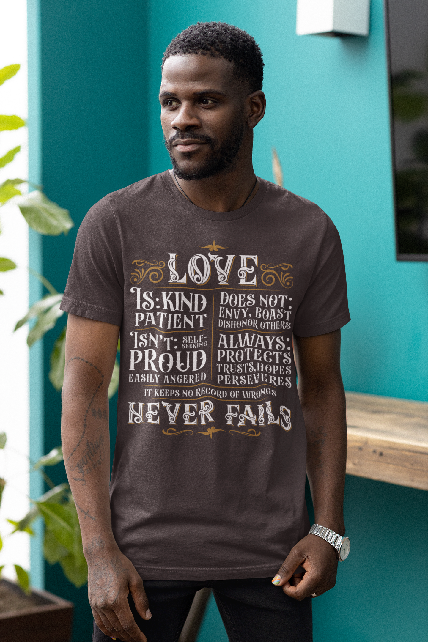 Love Never Fails Tee